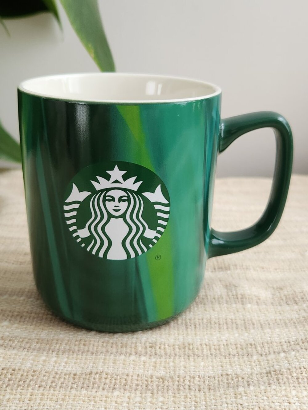 Starbucks Marbled Green St Patrick's Day 15 Oz Coffee Cup Mug
